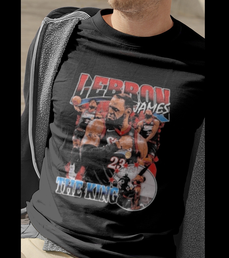 LeBron James The King Sixers 23 Basketball Champion T-Shirt