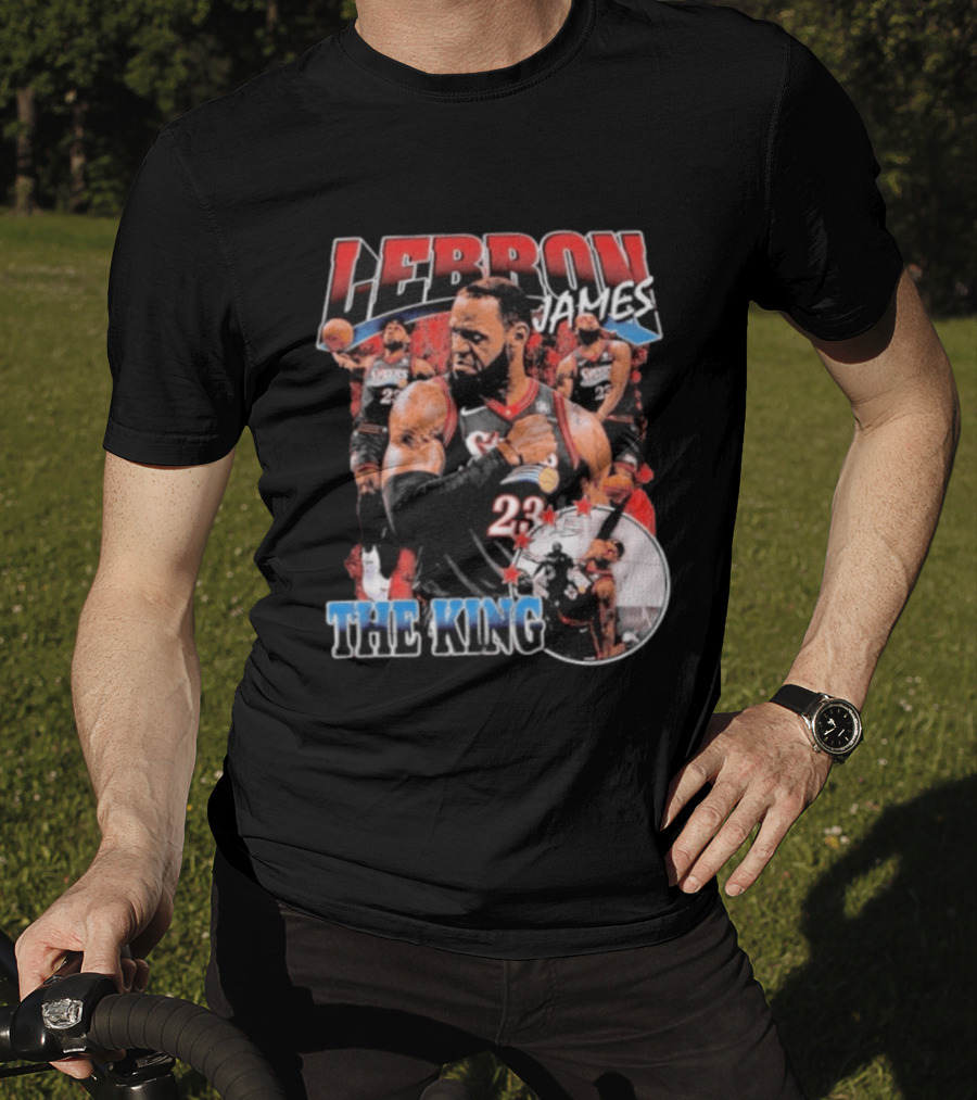 LeBron James The King Sixers 23 Basketball Champion T-Shirt