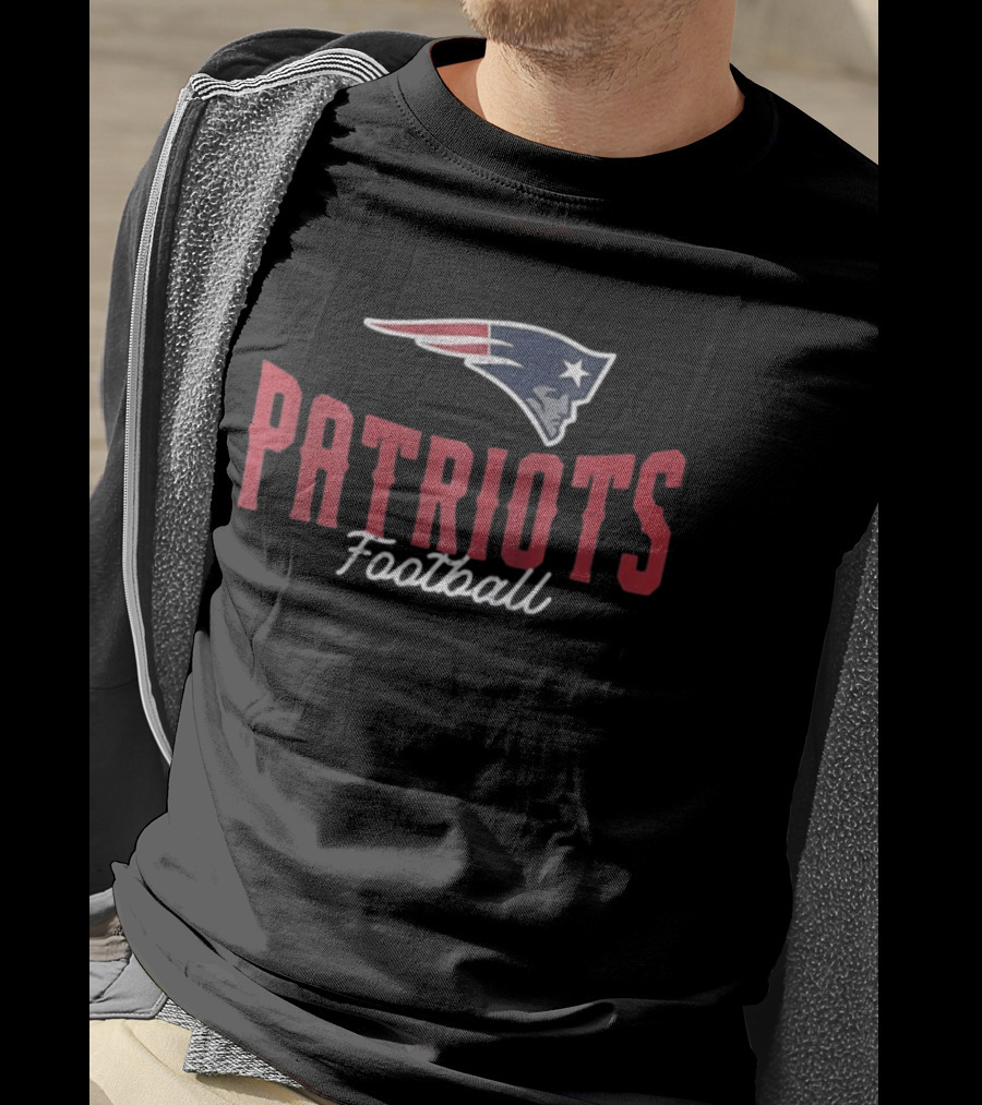 Patriots Football New England 1960 AFC East Two Sided T-Shirt