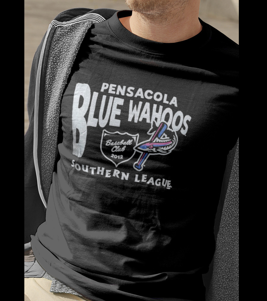 Pensacola Blue Wahoos Baseball Club 2012 Southern League T-Shirt