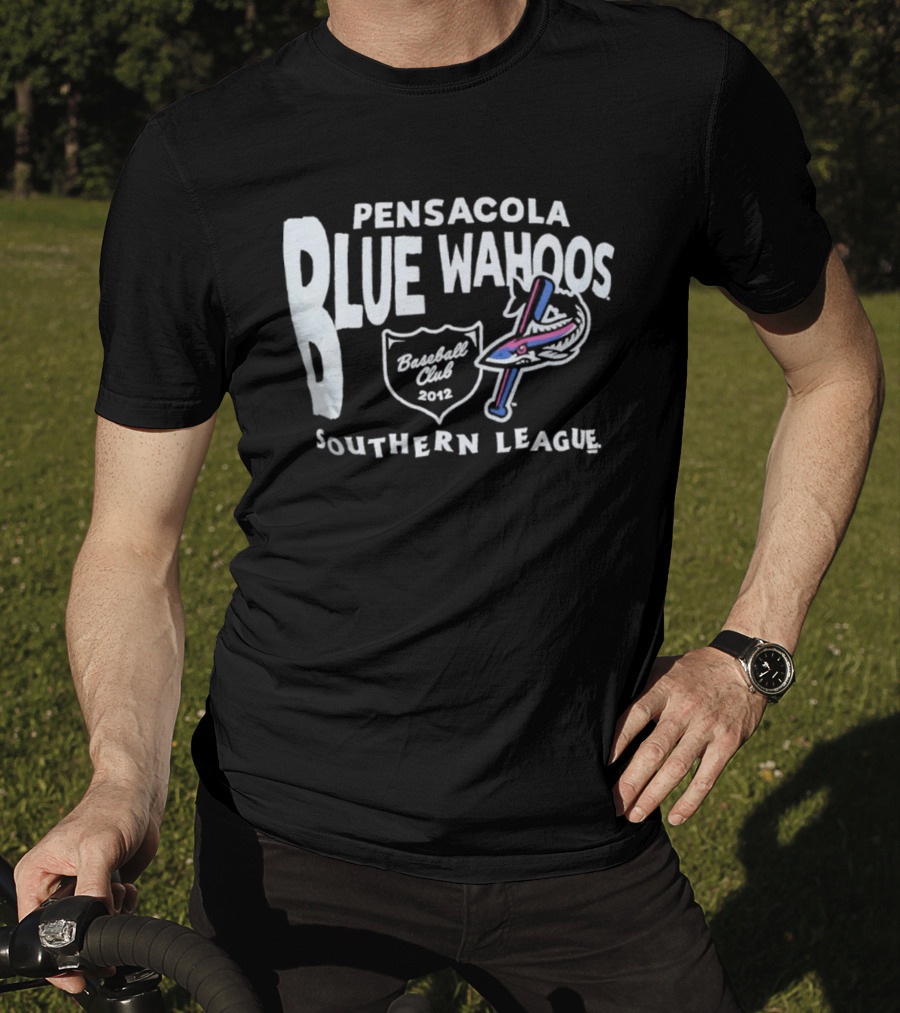 Pensacola Blue Wahoos Baseball Club 2012 Southern League T-Shirt