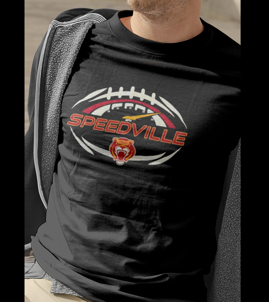 Speedville Stewartville Tigers Football High Energy Tigers T-Shirt