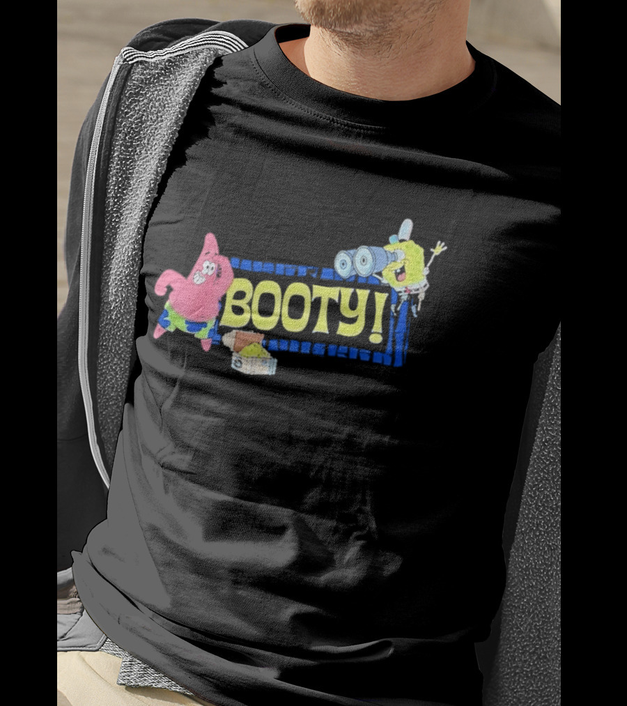Sponge And Patrick Star Booty Treasure Hunt Adventure T-Shirt