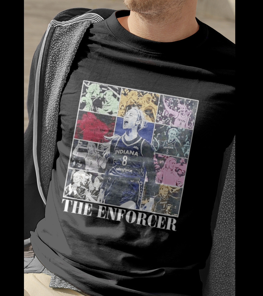 The Enforcer Indiana Fever 8 Indiana Fever Salesforce Sophie Cunningham T-Shirt