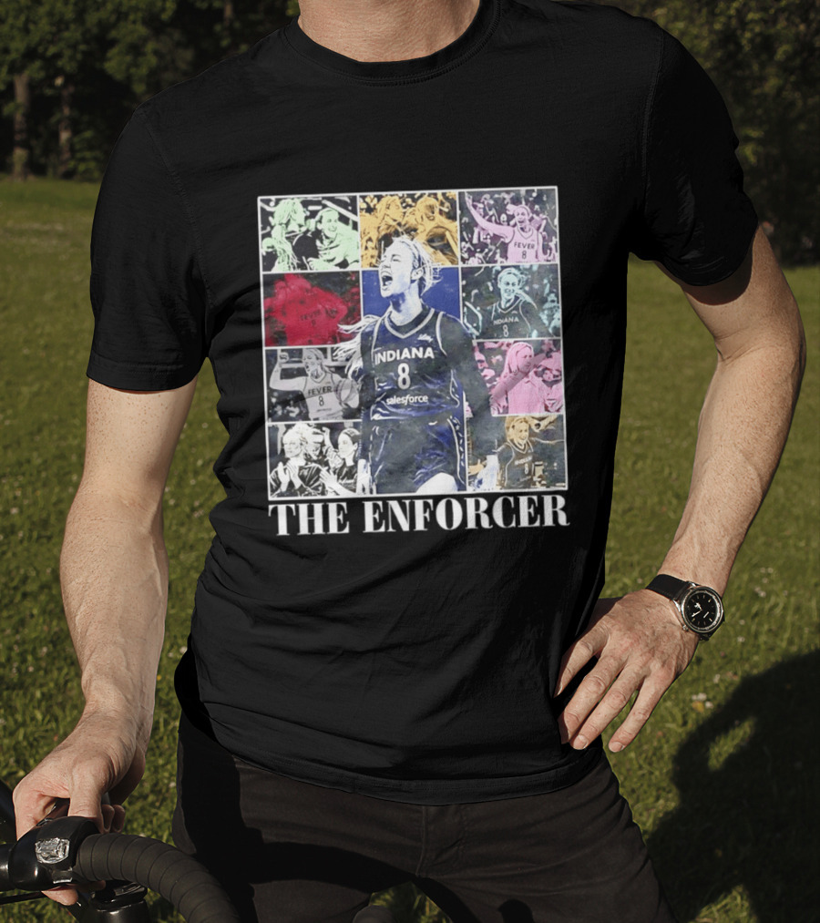 The Enforcer Indiana Fever 8 Indiana Fever Salesforce Sophie Cunningham T-Shirt