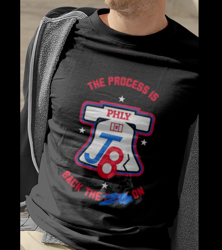 PHLY The Process Is Back Jalen Brunson Philadelphia 76ers T-Shirt