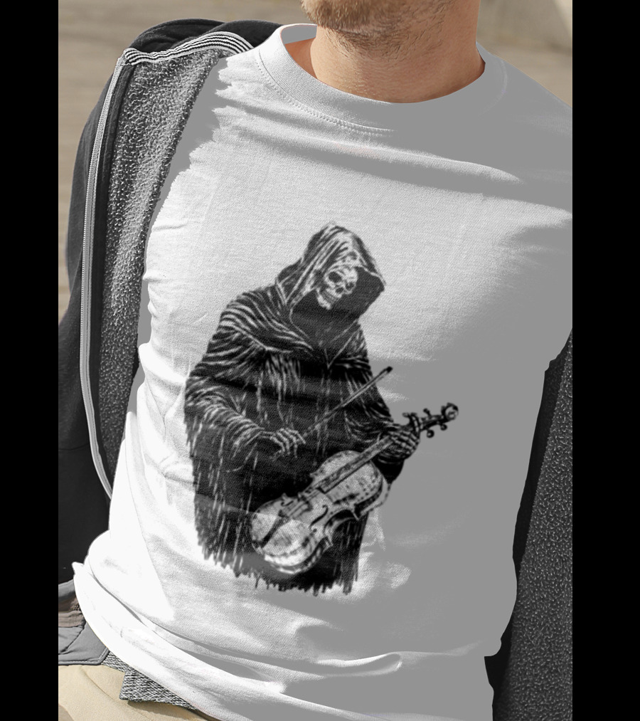 Avenged Sevenfold A7X North American Tour 2026 At Peace Tour Dates Grim Reaper Playing Violin T-Shirt