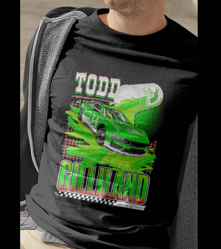 Todd Gilliland NASCAR 34 Pickle Juice Racing Car Victory 2026 T-Shirt