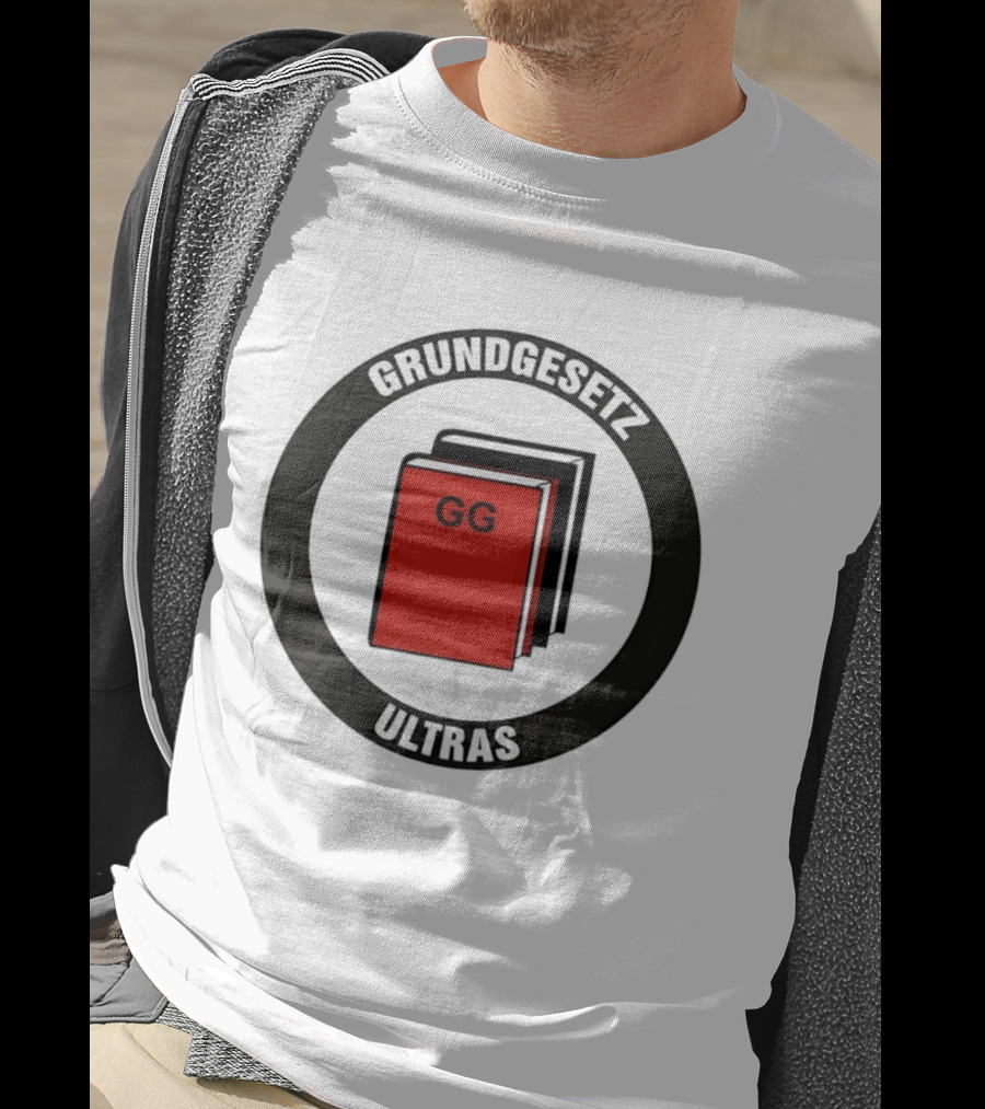 Grundgesetz Ultras GG Book Emblem German Constitution T-Shirt