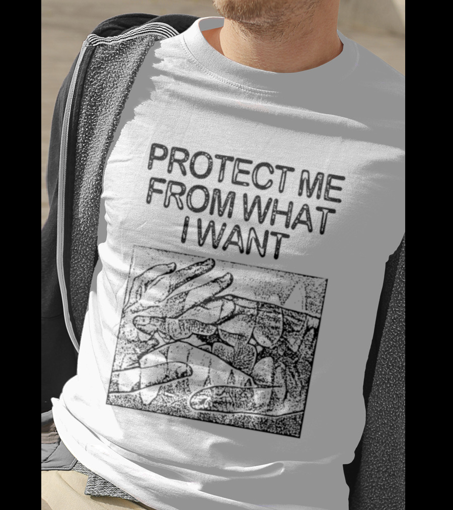 Protect Me From What I Want Jenny Holzer Text And Abstract T-Shirt