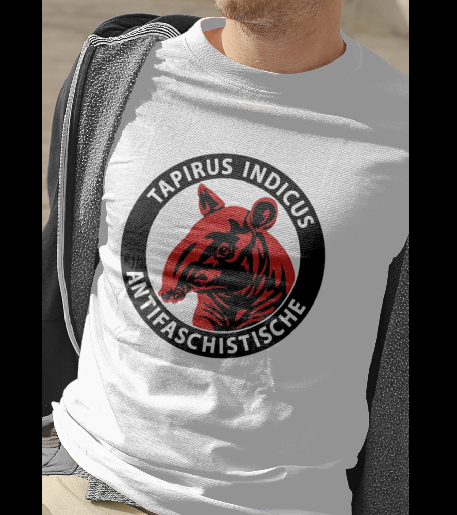 Tapirus Indicus Antifaschistische Antifa T-Shirt