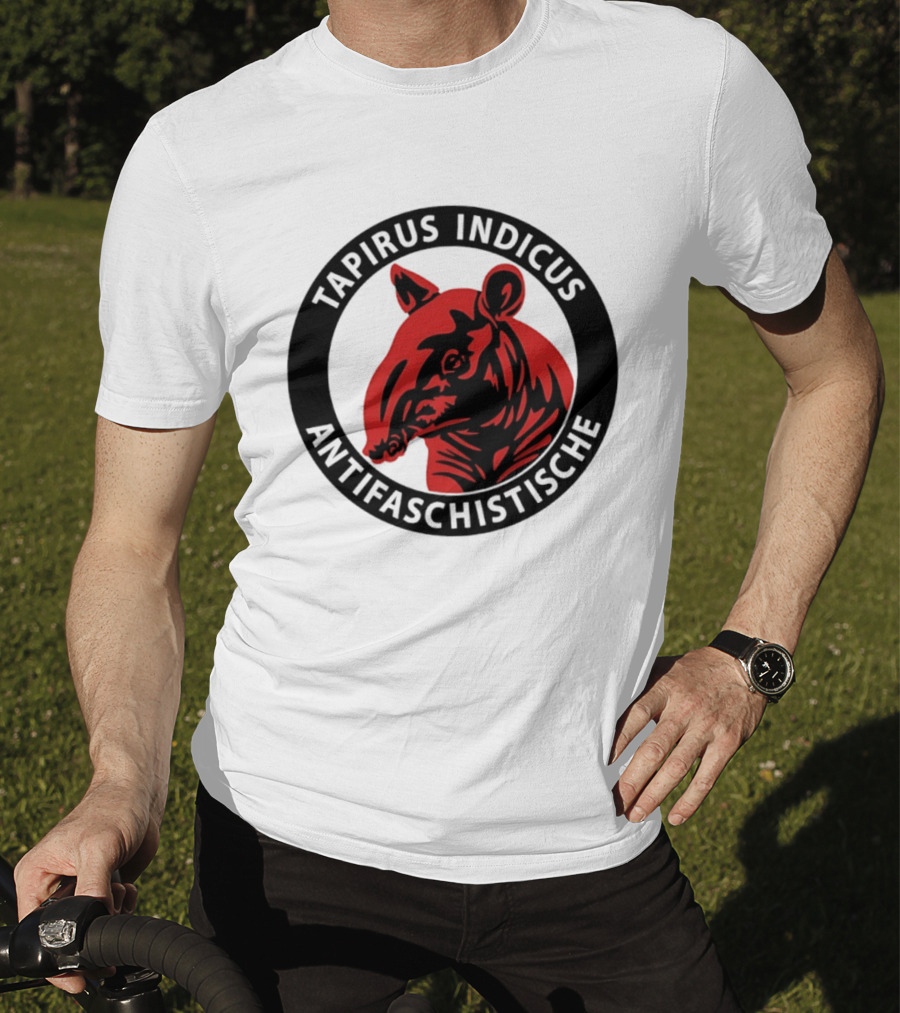 Tapirus Indicus Antifaschistische Antifa T-Shirt