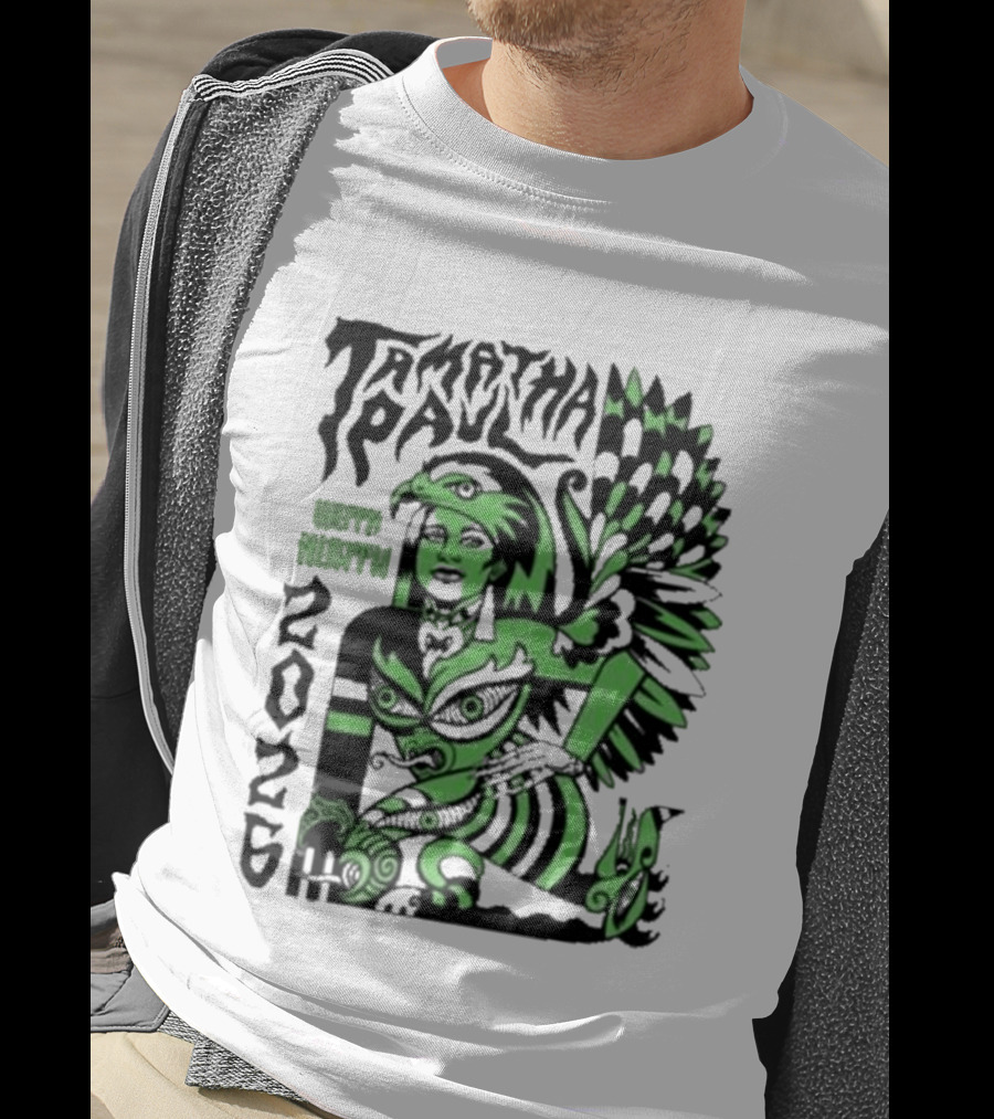 Xoe Hall X Tamatha Paul 2026 Te Atatu Whero Kakapo T-Shirt