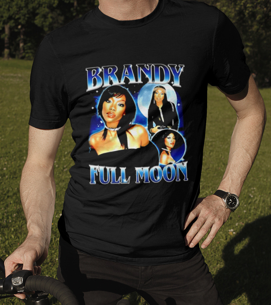 Brandy Full Moon Y2K R&B Music T-Shirt