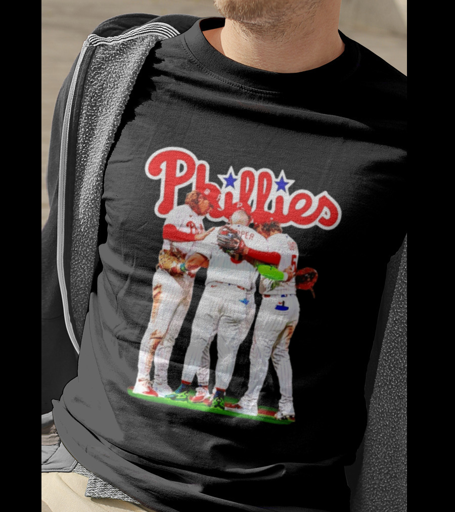 Bryce Harper Alec Bohm Edmundo Sosa Bryson Stott Philadelphia Phillies Team Unity T-Shirt