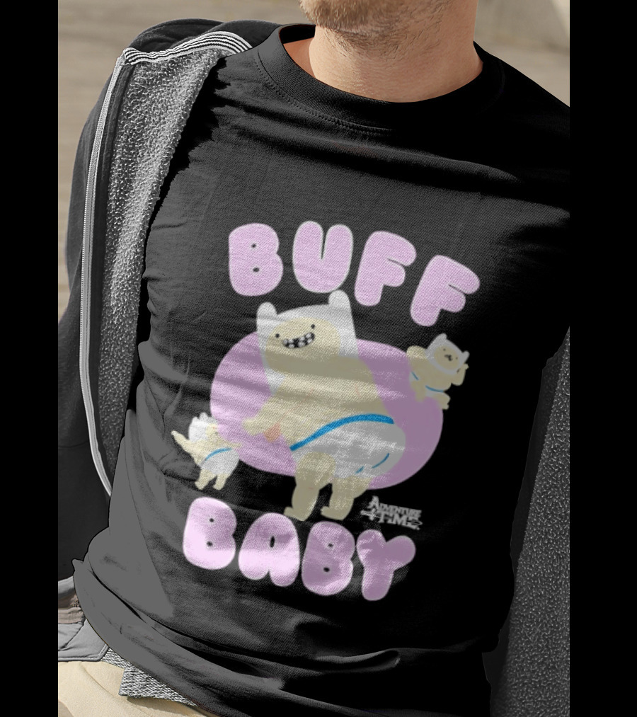 Buff Baby Adventure Time Finn The Human Dancing Babies T-Shirt