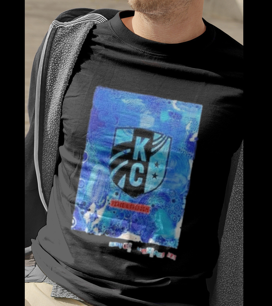 Kansas City Current KC Peace Freedom Blue T-Shirt
