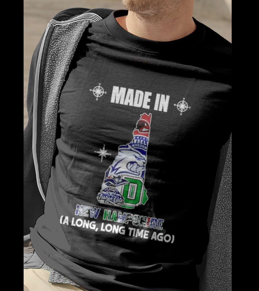 Made In New Hampshire Wildcats Dartmouth College Fisher Cats A Long Long Time Ago T-Shirt