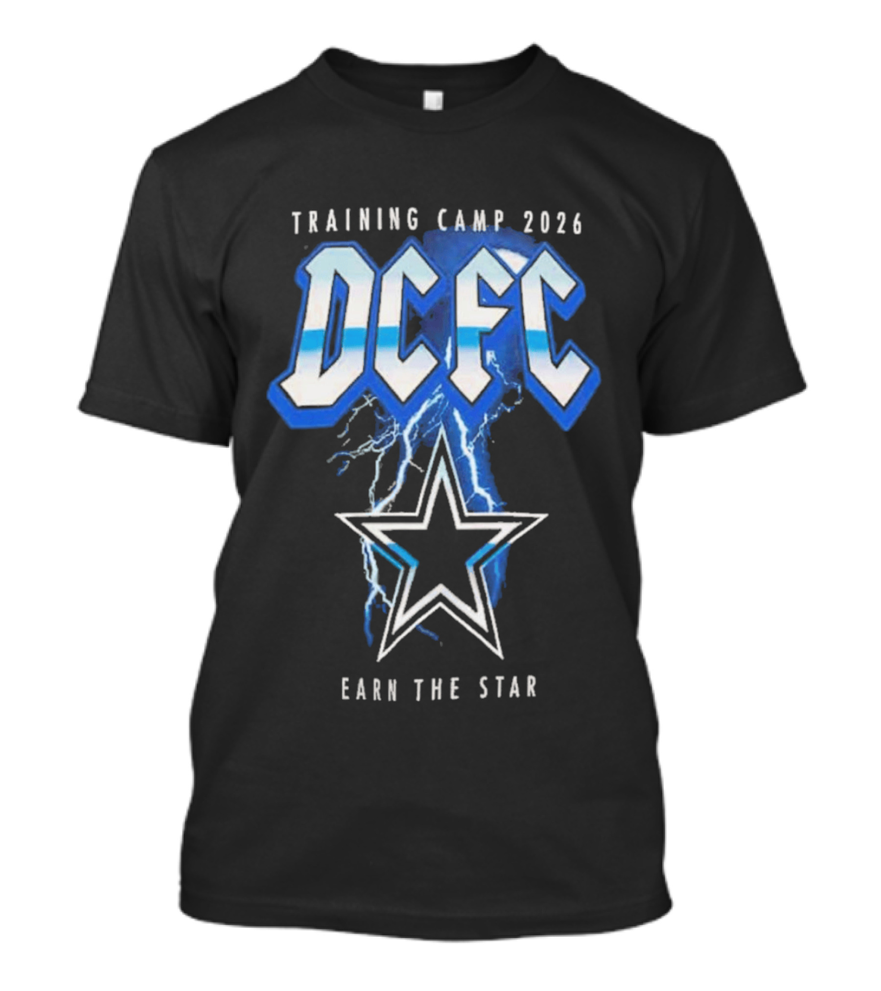 Dallas Cowboys DCFC Training Camp 2026 Earn The Star T-Shirt