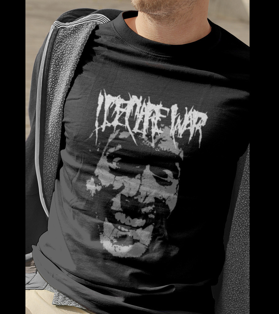 Merchnow Store Shop Groovy Black Ice Nine Kills Face T-Shirt