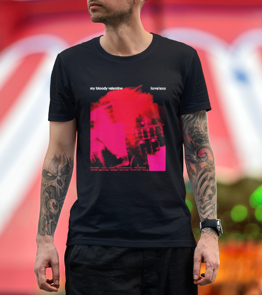 My Bloody Valentine Loveless Album Cover Classic Shoegaze Music Fan Favorite T-Shirt