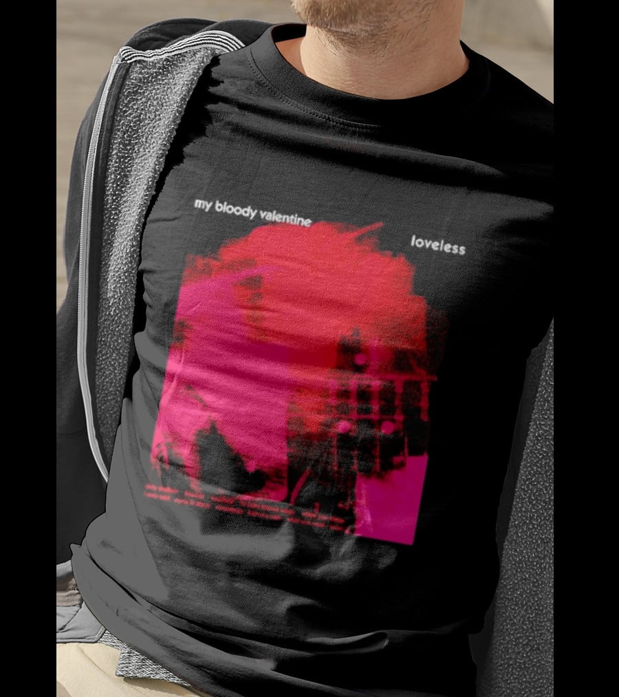 My Bloody Valentine Loveless Album Cover Classic Shoegaze Music Fan Favorite T-Shirt
