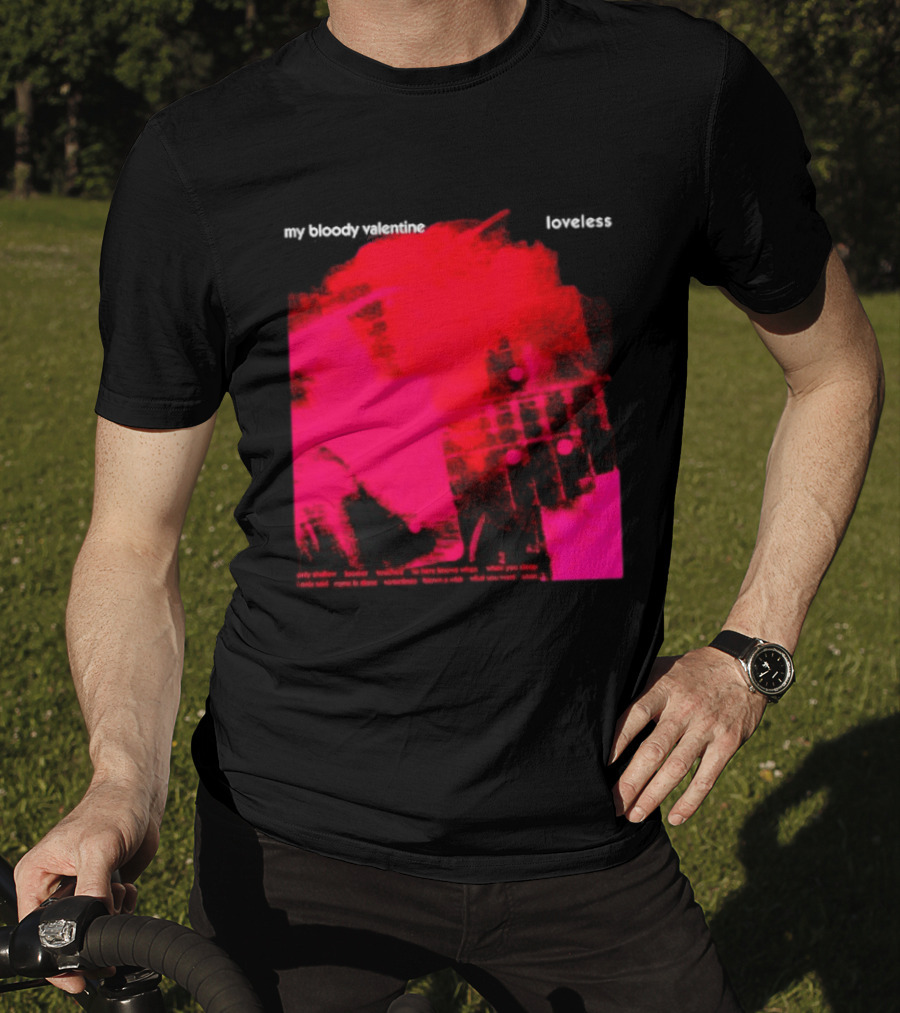 My Bloody Valentine Loveless Album Cover Classic Shoegaze Music Fan Favorite T-Shirt