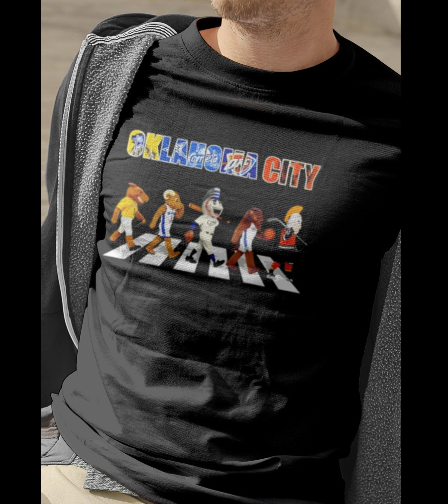 Oklahoma City Mascots Abbey Road Sports Team 2026 OKC T-Shirt