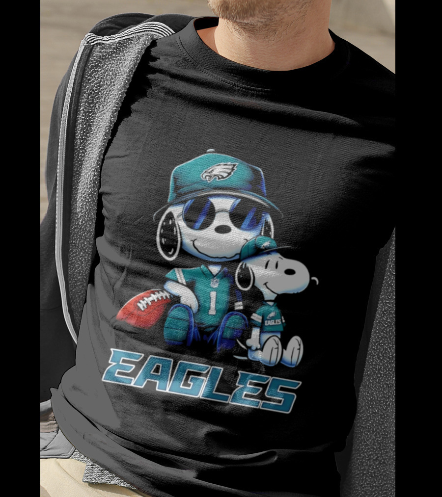 Snoopy Eagles Philadelphia Football 2026 T-Shirt