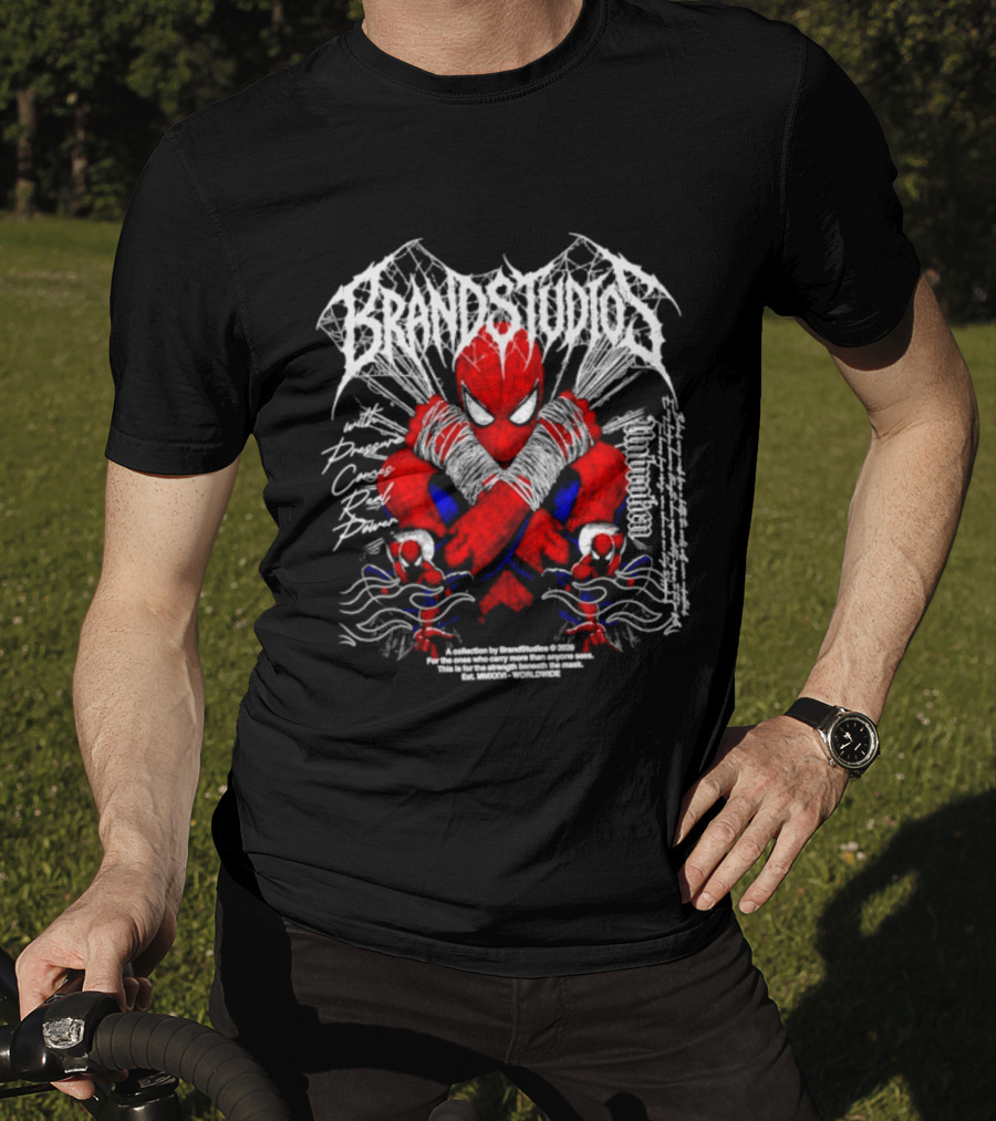 Spider Man With Pressure Comes Great Power Every Hero Has Fought A Battle T-Shirt