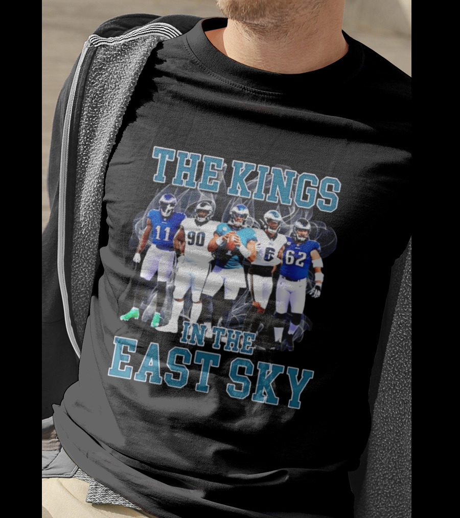 The Kings In The East Sky Philadelphia Eagles Football Players Signatures T-Shirt