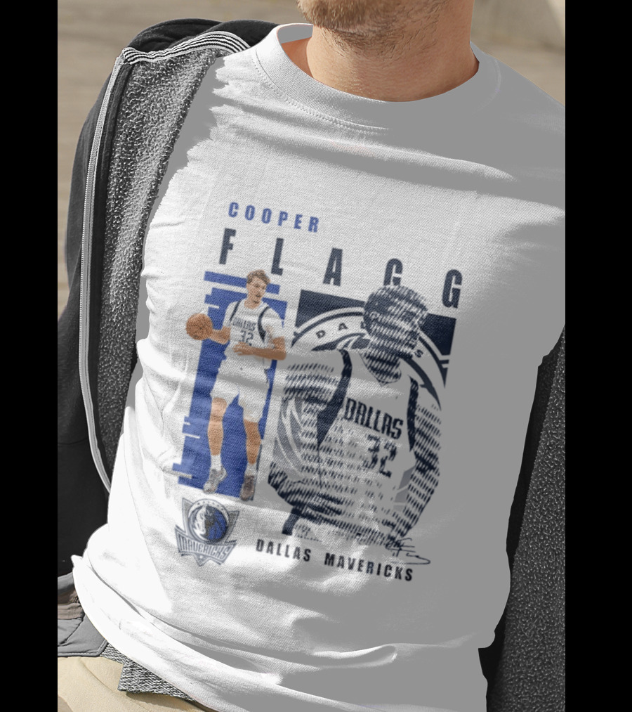 Cooper Flagg Dallas Mavericks Highlights 2026 Signatures T-Shirt
