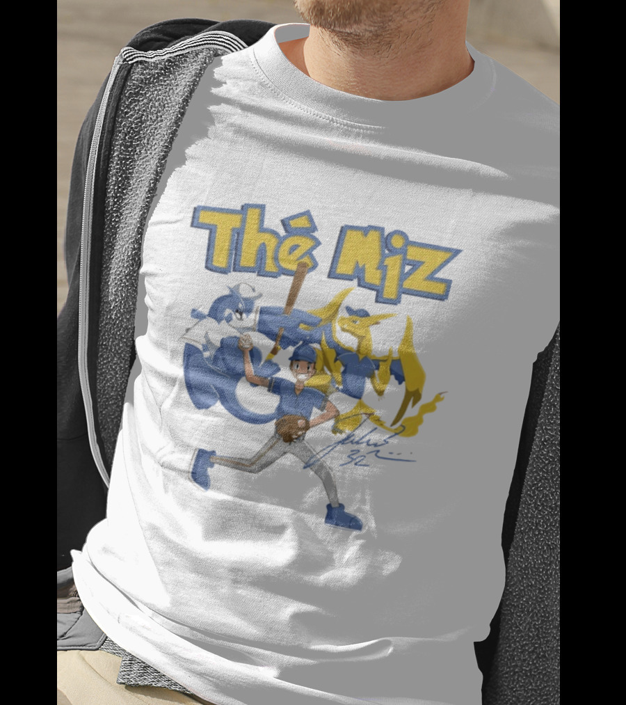 The Miz Milwaukee Brewers Pokemon Crossover Animated T-Shirt