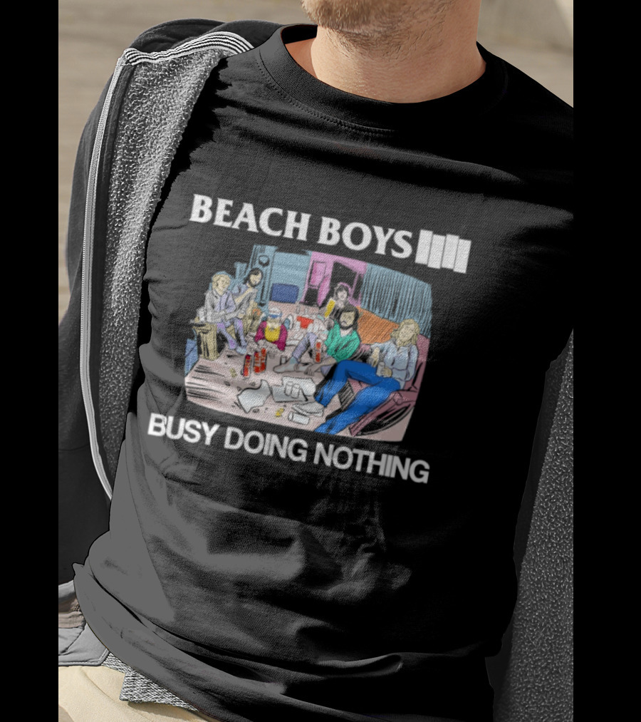 Beach Boys Busy Doing Nothing Brian Wilson Couch Scene T-Shirt