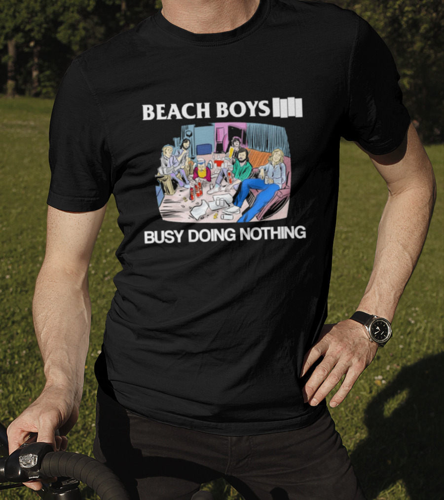 Beach Boys Busy Doing Nothing Brian Wilson Couch Scene T-Shirt