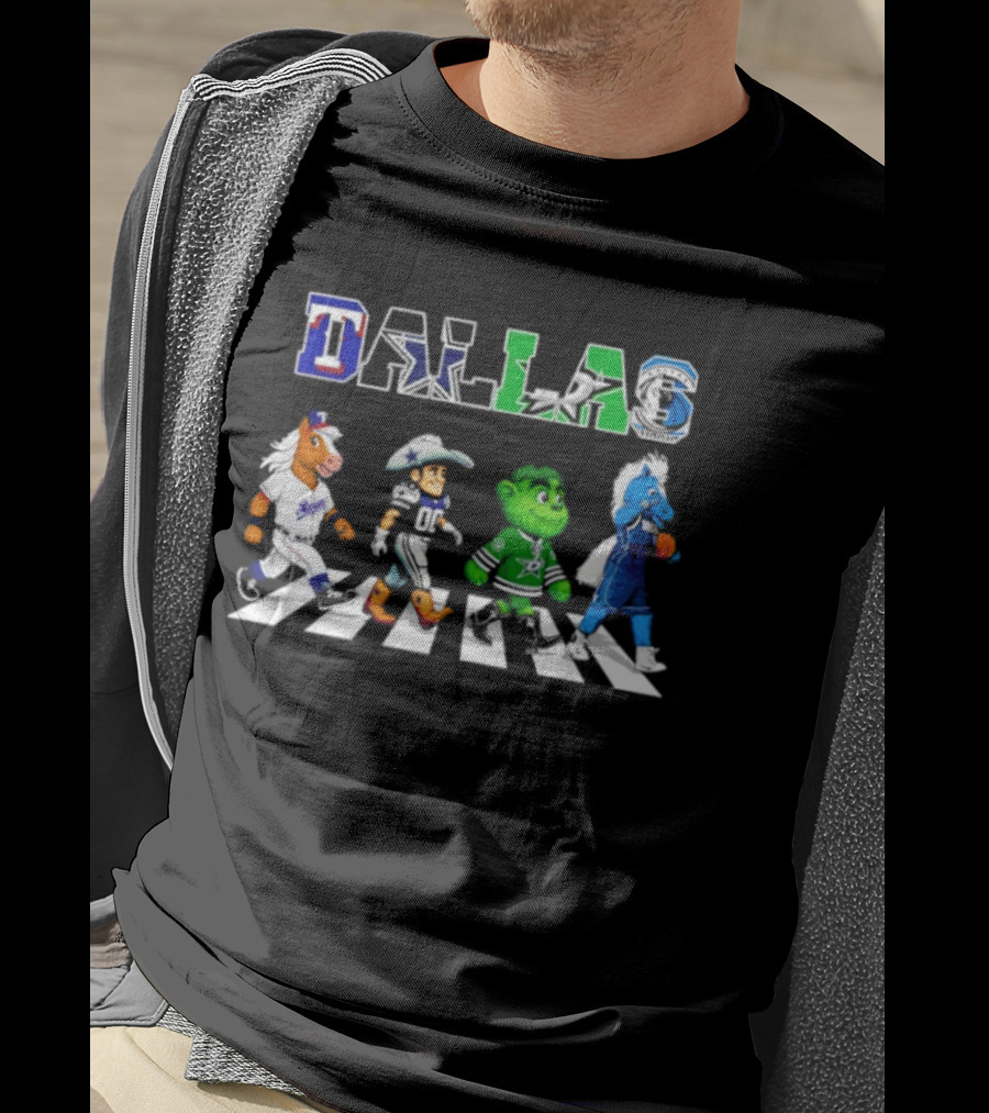 Dallas Rangers Cowboys Stars Mavericks Abbey Road 2026 Season T-Shirt