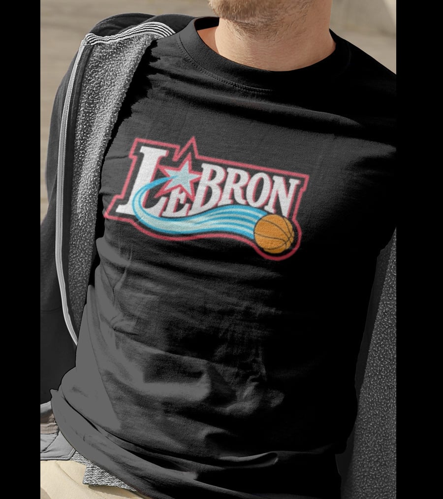 LeBron James Basketball Star Themed Philadelphia 76ers T-Shirt