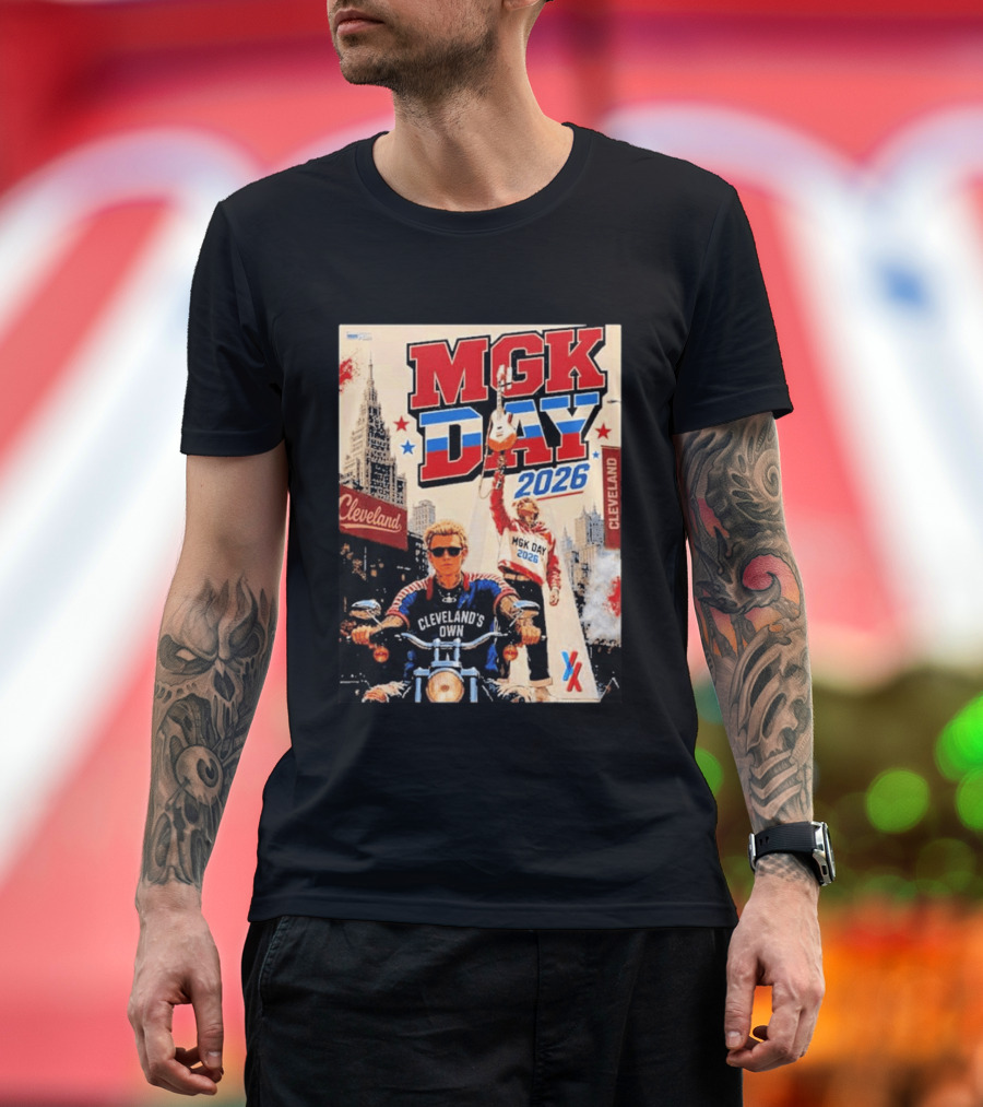 MGK Day 2026 Cleveland Music Event With Cleveland's Own T-Shirt