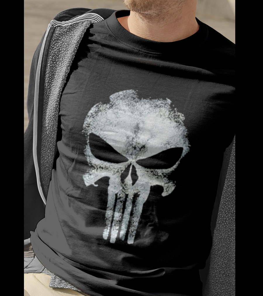 Marvel's Punisher Frank Castle Skull T-Shirt