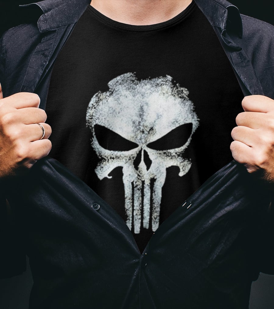 Marvel's Punisher Frank Castle Skull T-Shirt