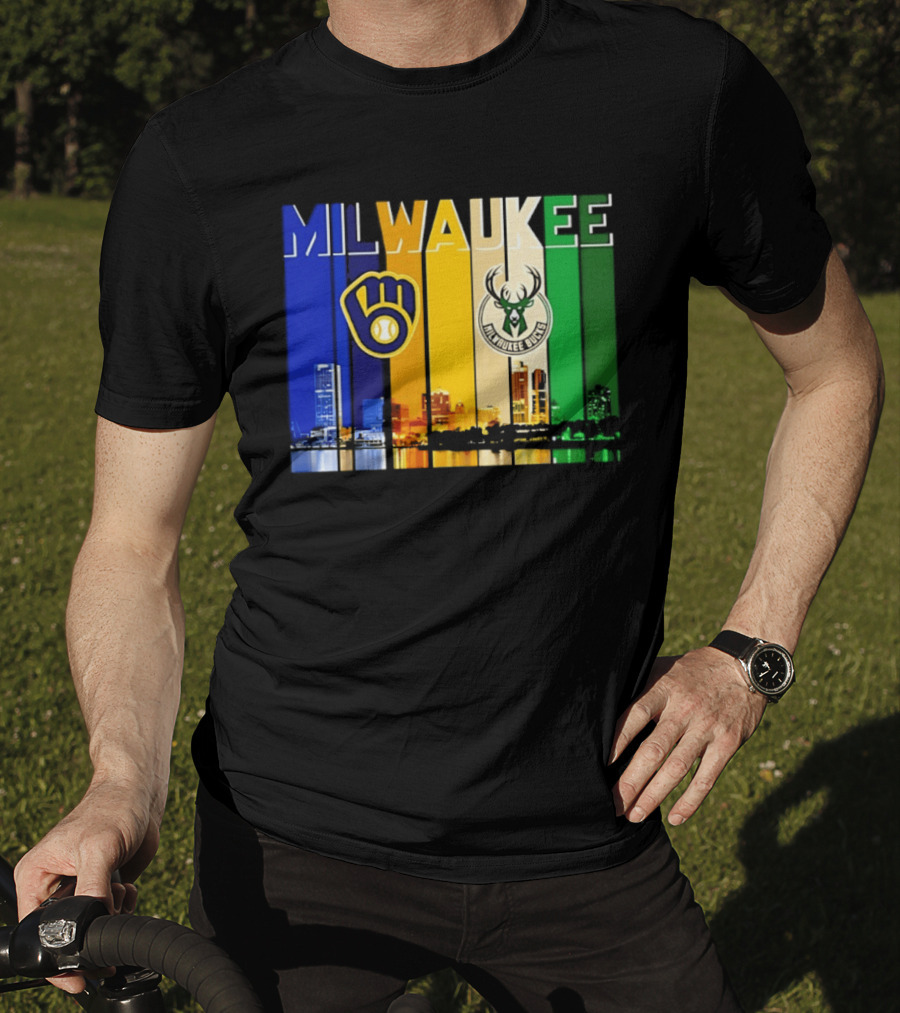 Milwaukee Brewers Bucks Skyline 2026 T-Shirt