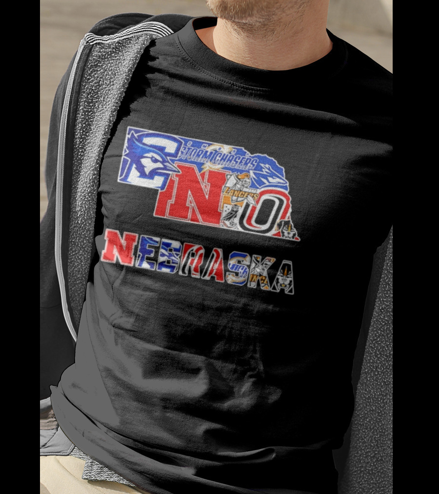 Nebraska Creighton Jays Stormchasers Lancers Huskers Sports Teams 2026 T-Shirt