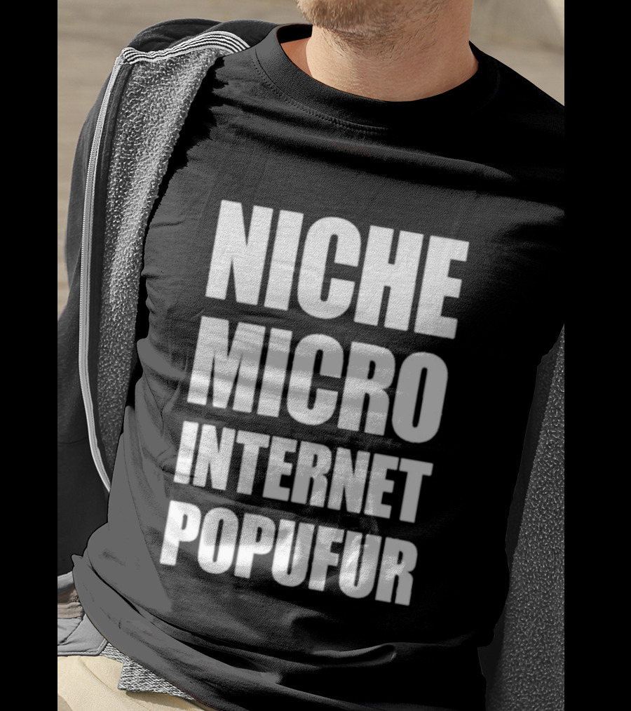 Niche Micro Internet Popufur Trendy Expression T-Shirt