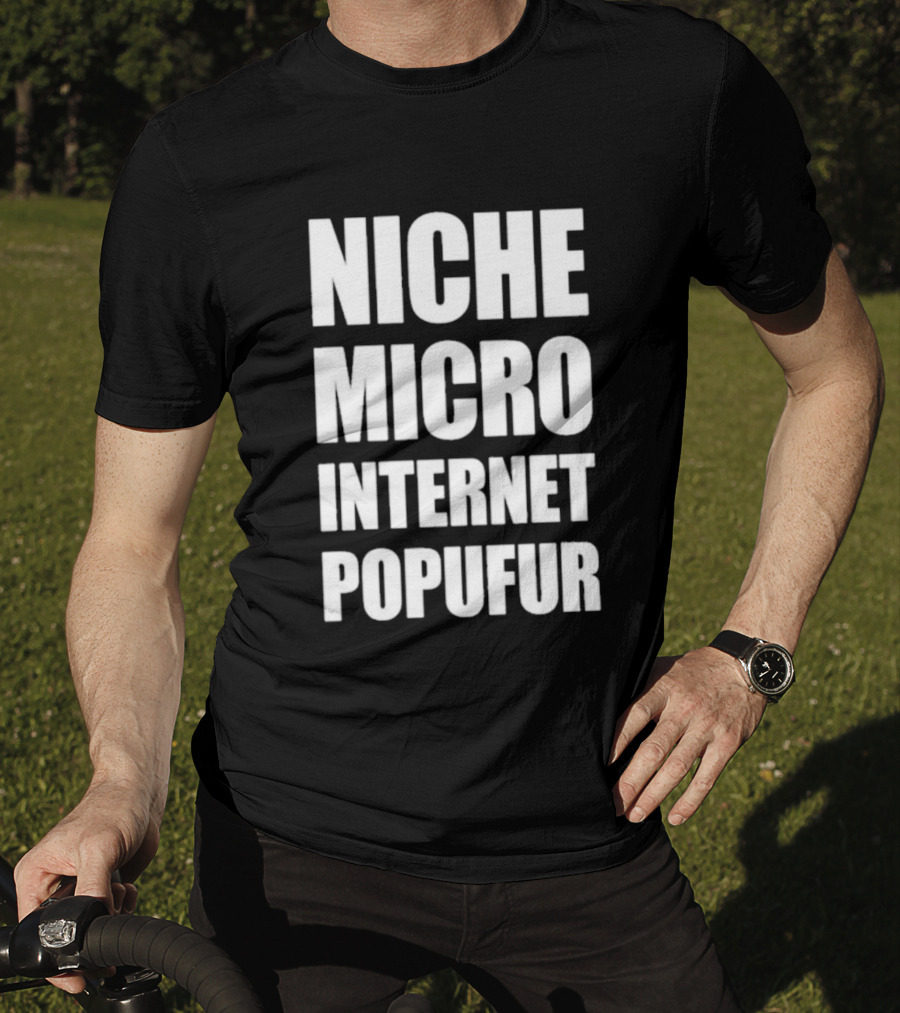 Niche Micro Internet Popufur Trendy Expression T-Shirt