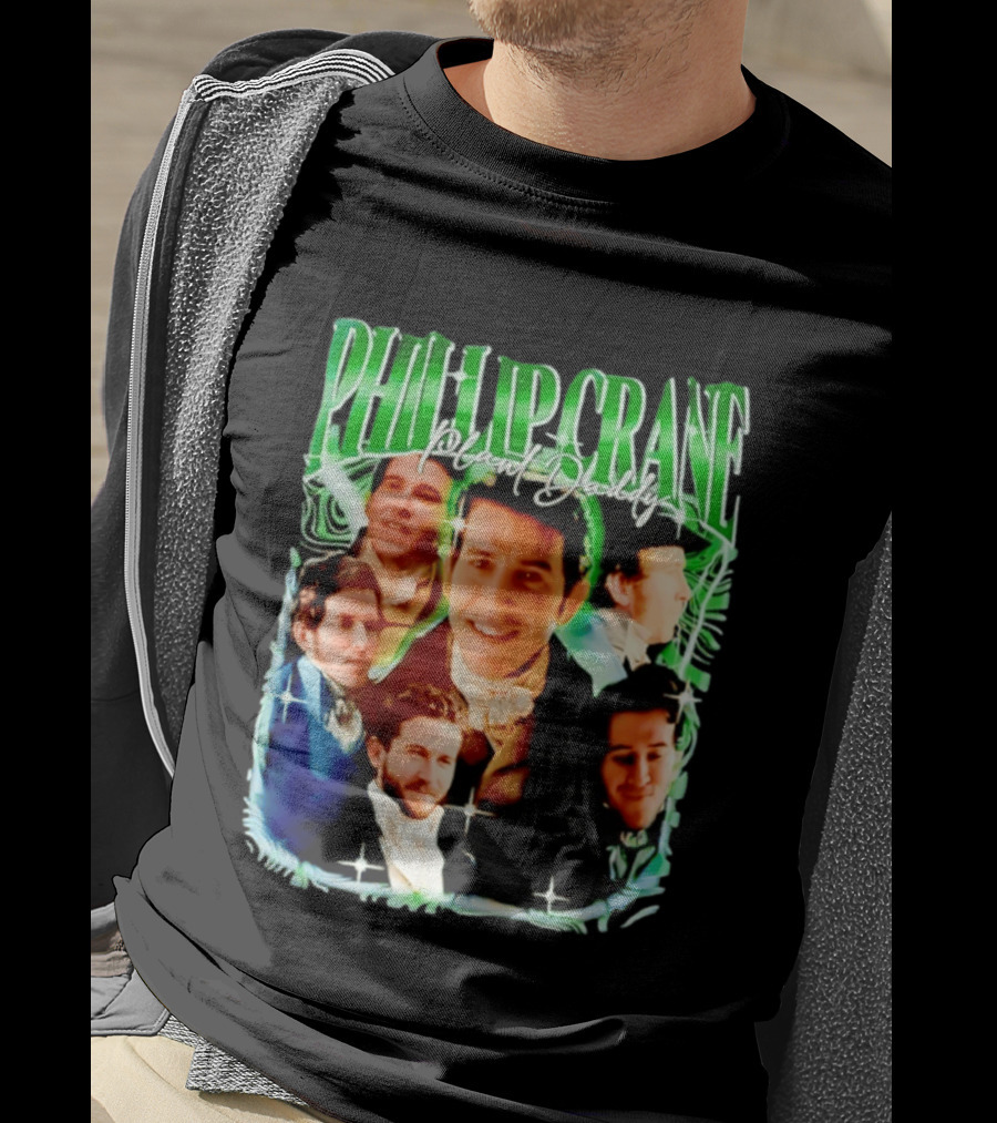 Phillip Crane Plant Daddy Regency Style Portrait Collage T-Shirt