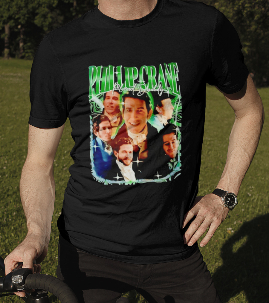 Phillip Crane Plant Daddy Regency Style Portrait Collage T-Shirt
