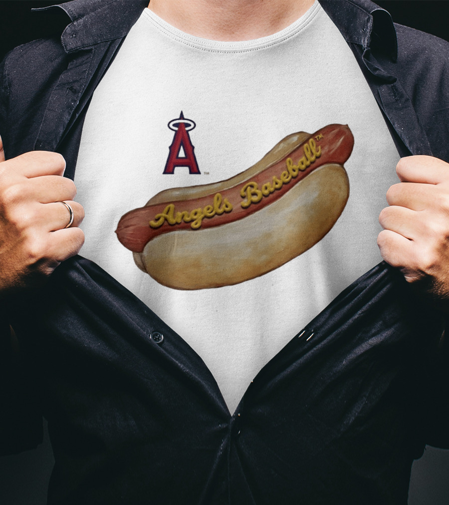 Los Angeles Angels Baseball Hot Dog MLB 2026 Season T-Shirt