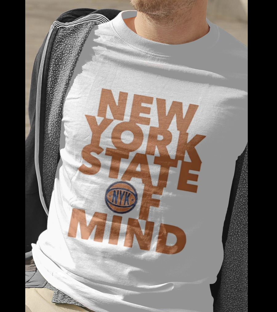 New York State Of Mind NYC Basketball T-Shirt