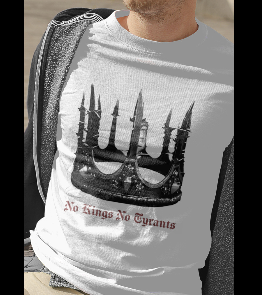 No Kings No Tyrants Crown Spiked T-Shirt