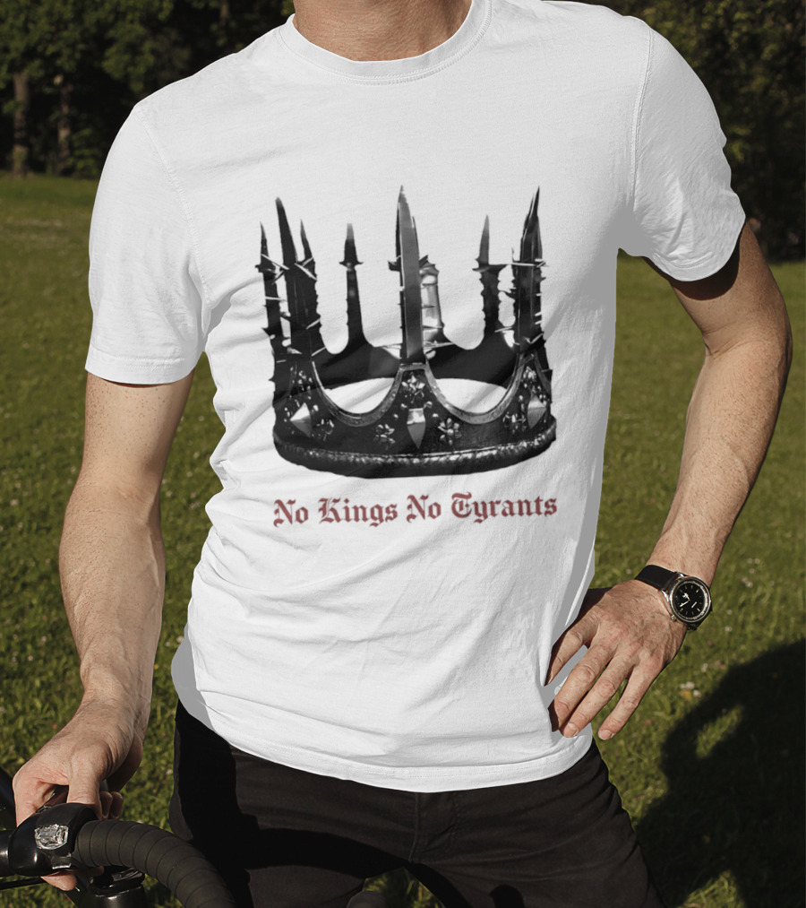 No Kings No Tyrants Crown Spiked T-Shirt